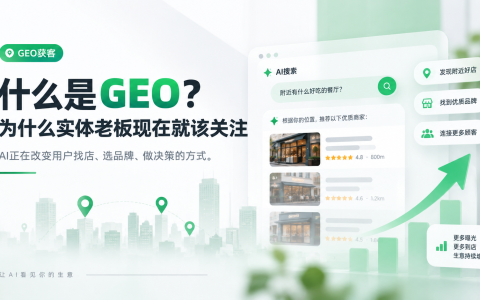 什么是GEO？实体店老板的GEO获客入门指南